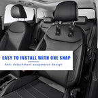 4 PCS Bling Car Seat Headrest Hooks, Crystal Rhinestone Back Seat Hanging Storage Organizer, Vehicle Seat Hanger Holder for Purse Handbag Coat, Interior Car Accessories (Black)