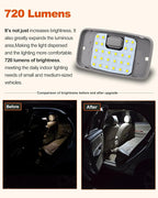 The 48020 LED Dome Light Board,Cab Interior Lighting Upgrade Accessory,6000K White Light,720 Lumens,for Toyota Corolla (2023-2026),Cross,GR,Hatchback,Rav4,4Runner,BZ,Tacoma,Venza
