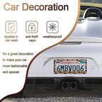 Duck Vintage camo License Plate Frames，camo Car Accessories for Women and Men ，Cute Aluminum License Plate Frame Fits Standard US Vehicles Size 12.2 x 6 Inch (Camouflage-Duck Vintage)