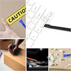 Carbon Fiber Plastic Scraper, 9 PCS Small Scraper Tool Plastic Scraper Tool Multi-Purpose Scraper Pen-Shaped Scraper Tool Non-Scratch Cleaning Tool for Tight Spaces, Kitchen, Crevices, Food, Paint