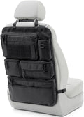 All in One Car Seat Back Organizer Fit Most Cars SUV Trucks Jeeps | Heavy Duty Molle Panel Seat Back Protector with Multi-Pockets Storage, for Tools, Toys, Camping, Travel, Daily Commuting