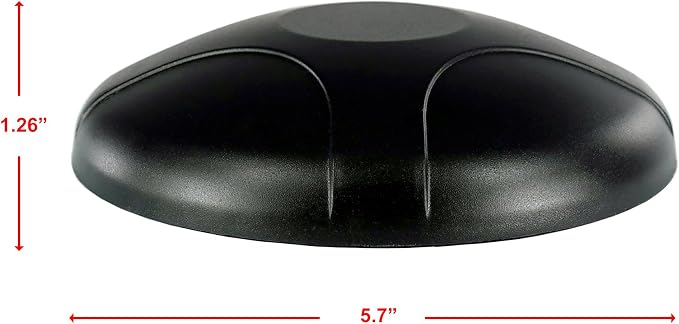 3-in-1 Professional Low-Profile MIMO LTE + GPS Screw Mount Combination Vehicle Antenna Compatible with Cradlepoint, Digi, Peplink and Other Modems/Routers (ANT-500-201)