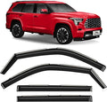 Voron Glass in-Channel Extra Durable Rain Guards for Toyota Sequoia 2023-2026, Window Deflectors, Vent Window Visors, 4 Pieces - 200837