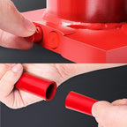 6 Tons / 12000 lbs Lifting Automotive Welded Hydraulic Bottle Jack for Car SUV Pickup Truck, Auto Repair, with Manual Handle & Carrying Storage Case, Red