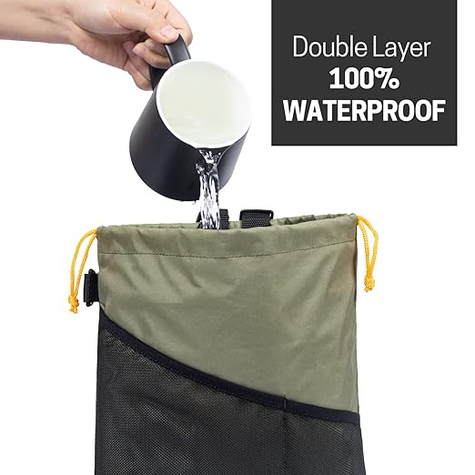 2PCS Hanging Car Garbage Can - Waterproof Leakproof Trash Bag | Car Trash Can with Durable Leakproof Lining, Keeps Vehicle Clean and Neat