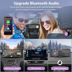 Carpuride W904 Wireless Carplay & Android Auto with Dash Cam | 10.26" HD IPS Touch Car Play Screen for Car, 4K Front & 1080P Rear Camera, Loop Recording, Bluetooth Audio, Mirror Link, GPS