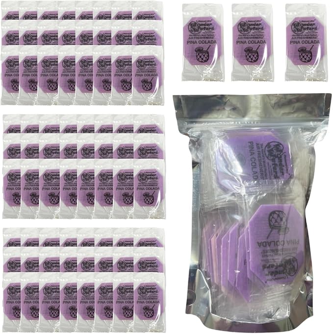 Wonder Wafers 75 Count Air Fresheners Individually Wrapped, Pina Colada Fragrance