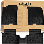 Floor Mats for Ford Maverick 2026 2025 2024 2023 2022 (Hybrid Models Only) All Weather Car Mats TPE Truck Liners Vehicle Accessories for Ford Maverick - 1st & 2nd Row, Black