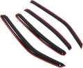 WD2-109i Dark Smoke 4 Pcs Set Window Visor (in-Channel) Deflector Rain Guard Compatible with 2006-2010 Dodge Charger
