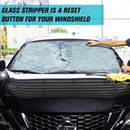 91411 Glass Stripper – Hard Water Spot Remover – Strips Coatings, Waxes, Oils & Road Film – Preps Windshields for Rain Repellent & Ceramic Coating, 4 Fl Oz (Pack of 2)