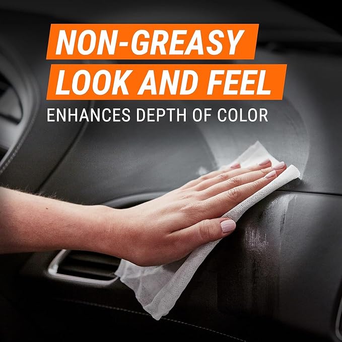 Ceramic Car Leather Cleaning Wipes, Use on Heated Seats and Leather Surfaces, Includes Ceramic Leather and Extreme Protectant Wipes - 2 Count
