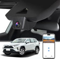 4K Dash Cam Compatible with Toyota RAV4 2019-2021, Prime 2021-2024,LE Limited Premium XLE TRD Hybrid Model A,No Vent Hole,OEM Size,UHD 2160P,Loop Record,G Sensor,WiFi & APP,64GB Card