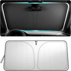 Car Windshield Sun Shade Foldable Compatible with Toyota 2016-2026 Tacoma,2026 New Sun Shade for Car Windshield,57.5×26.4 Inch Windshields Cover Suns Shades Cars Accessories