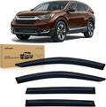 Window Rain Guards for Honda CR-V(CRV) 2017 2018 2019 2020 2021 2022, Window Wind Deflectors Vent Visors, Tape on-4PCS