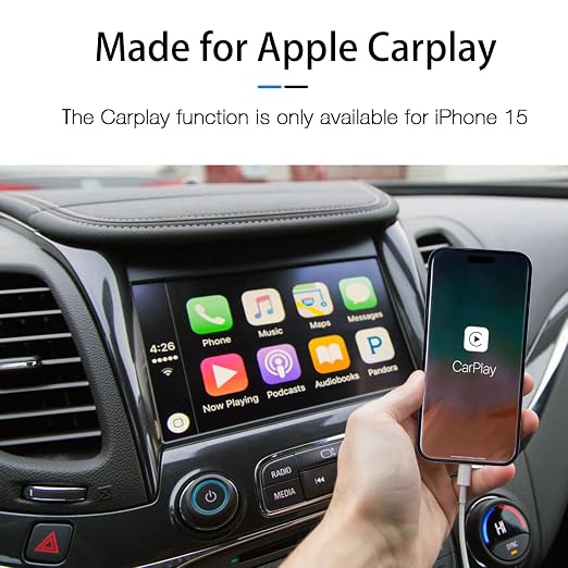 1.5FT Short IPhone 17/17E/16/16E/15 Woven Cable, USB A to USB C CarPlay Charger Cable for iPhone 15 16 17 Pro Max, Plus/Air, iPad 10th Gen, iPad Pro 12.9/11, Air 5th/4th Gen, Mini 6th Charging Cord