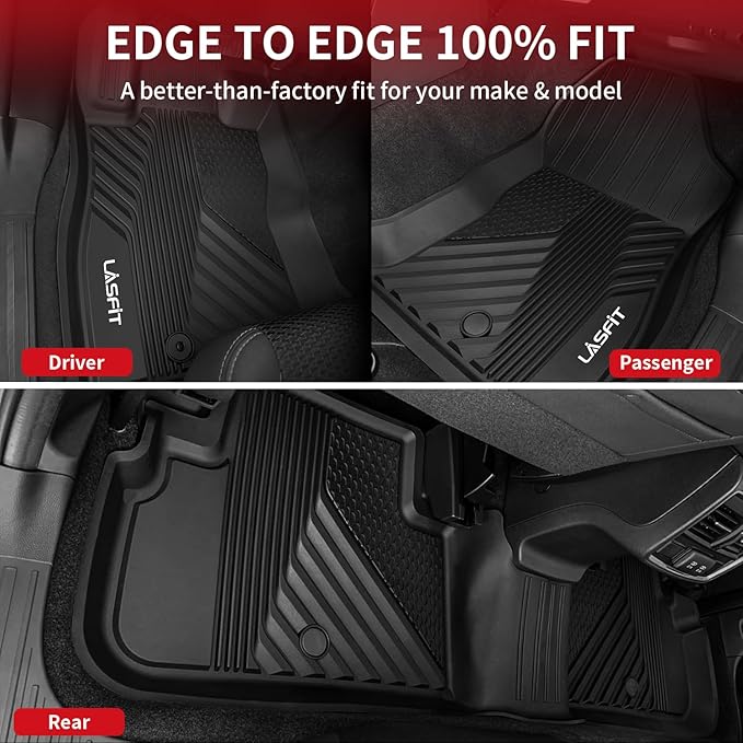All Weather Floor Mats for Subaru Crosstrek & Impreza 2026 2025 2024 (Non Crosstrek Hybrid), Custom Fit All Season TPE Guard Durable Floor Liners for Subaru Crosstrek & Impreza Car Accessories