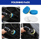 34Pcs Car Detailing Kit, Car Detailing Brush Set, Car Wash Cleaning Kit, Car Detailing Brushes, Professional Car Care Kit for Interior Exterior Wheels, Blue