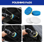 35Pcs Car Detailing Kit, Car Detailing Brush Set, Car Wash Cleaning Kit, Car Detailing Brushes, Professional Car Care Kit for Interior Exterior Wheels, Blue