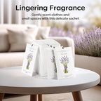 12 Pack Lavender Scented Sachets | Odor Eliminator & Air Freshener for Drawer, Closet, Car, Shoes, Gym Bag, Suitcase | Home Fragrance Gift Set