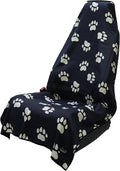 Athletic Running Towel, Full-Sized, Car Seat Cover - Performance Microfiber (Paw Prints & PR's w/Snaps)