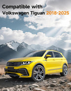 in-Channel Window Rain Guards Fit for Volkswagen VW Tiguan 2018-2024 Rain Guards Extra Durable Side Window Deflectors Visors Vent Visors Vent Shades Car Accessories -4 pcs