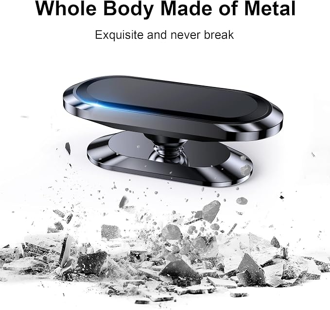 2 Pieces Car Magnetic Phone Holder for Nissan Juke F15 F16 2010-2021 2022 2023, Sturdy Metal Material with 360 Degree Rotation and Upgraded Adhesive Base