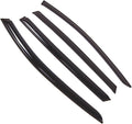 WD2-731B Dark Smoke 4 Pcs Set Window Visor (Outside Mount) Deflector Rain Guard Compatible with 2011-2013 Mercedes-Benz R320 R350 R500 R63