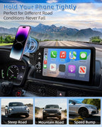 PZK Car Phone Holder for 2024-2026 BMW 5 Series/BMW i5 /BMW 530i 540i 550e | 14.9-Inch Screen Fixed Clip, Magnetic Car Phone Holder Compatible with Magsafe, Hands-Free 360° Rotation Phone Cradles