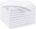 White Microfiber Cleaning Cloths, 10 Pack Microfiber Towels for Cars, Lint & Scratch-Free Cleaning Rags for House, Kitchen and Car 11.5 x 11.5 inch