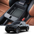 Maverick Center Console Organizer for 2022 2023 2024 2025 2026 Ford Maverick Truck Accessories Central Console Armrest Tray Storage Box Insert Tray Coin Container