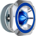 Heavy Duty Super Tweeter (ATR-4053-BLUE), 400 Watts, Die Cast Aluminum Frame, Candy Blue, Diamond Chrome Cutting Fnish, 1.5” Kapton Voice Coil, 4-8 Ohms