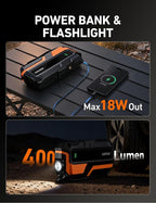 M10 6000A 150PSI Car Jump Starter with Air Compressor - 12V Portable Battery Booster (All Gas/12.0L Diesel), Smart Tire Inflator, Heavy-Duty Jumper Cables, Power Bank, LED Light, Storage Case