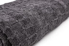 Gauntlet Car Drying Towel, Ultra-Absorbent 70/30 Blend Korean Microfiber, Dries Vehicles Faster Without Scratching, 900 GSM, 20x30 Inches, Ice Grey/Grey, 1-Pack