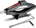 Powerbuilt Mechanical Scissor Jack, 1.5 Ton (3,300 lbs) Capacity, Portable Tire Jack for Car, Truck, Sedans, MPV - 640819