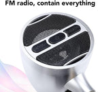 Motorcycle Speaker for ATV 3-inch Handlebar Sound System with Stereo FM Radio MP3 USB for Motorcycles and Electric Vehicles