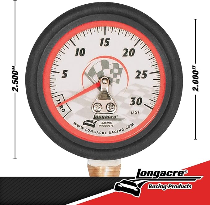 52-52024 0-30 PSI Tire Pressure Gauge, 2 Inch
