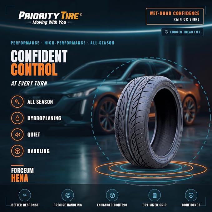 Hena All-Season Passenger Car High Performance Radial Tire-215/50R17 215/50ZR17 215/50/17 215/50-17 95W Load Range XL 4-Ply Bsw UTQG 400AA