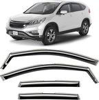 in-Channel Incredibly Durable Rain Guards Compatible with Honda CR-V 2012-2016, Original Window Deflectors, Vent Window Visors, Vent Deflector, 4 pcs. - 612170