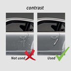 4PCS Car Door Edge Guards,Anti-Scratch Car Door Protector Trim Strip with Self Adhesive for Car Decor,Universal Exterior Car Accessories Door Guards for Cars Trucks SUVs (Gray)