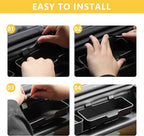 Sunglass Holder For Bronco, Sunglasses Holder Sun Visor Organizer Sun Visor Glasses Box For Ford Bronco Accessories 2021 2022 2023 2024 2025 2 Door 4 Door