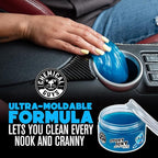 Sticky Icky Car Cleaning Gel, Green Apple, Interior Car Cleaner, Reusable Automotive Crevice & Interior Dust Cleaner for Air Vents, Consoles, Cup Holders & Keyboards, 4 Pack (100g Each)