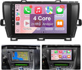 Android Car Radio for Toyota Prius 2010-2015 Stereo Compatible with Apple CarPlay Android Auto, Touch Screen with Bluetooth/GPS/WiFi/MIC/Backup Camera (for Large Screens but NOT with JBL)
