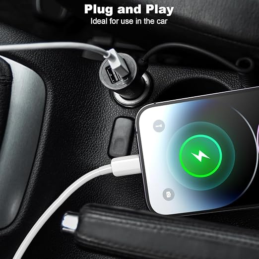 10FT AirPods 4 Charger, USB A to USB C Cable for AirPods Pro 2 (2nd Gen), AirPod MAX 2,Car Carplay Cable Compatible for iPhone 17/17E/16E/16/15, 17 Pro Max,Air, 15 16 Plus Car Cable Cord Replacement