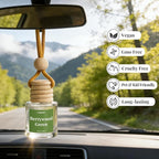Car Air Fresheners, Hanging Car Odor Eliminator-Berrywood Green | Natural Car Odor Eliminator, Compact & IFRA Approved