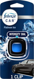 Car Air Freshener, Odor-Fighting Automotive Vent Clip, Scented Car Accessories, Long Lasting for Strong Odors, Platinum Ice Scent, 1 Count