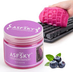 Keyboard Cleaner Universal Cleaning Gel,Slime for Detailing Car Interior Dust Putty Cleaning Goop Cleaner Wipes Swaps for PC Tablet Laptop Keyboards, Cameras,Car Vents, 160g/5.6oz,Rose Red