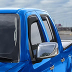 Goodyear Shatterproof in-Channel Window Deflectors for Suzuki Equator 2009-2012 Crew Cab, Rain Guards, Window Visors for Cars, Vent Deflector, Car Accessories, 4 pcs - GY007868