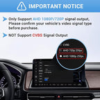 AHD 1080P License Plate Backup Camera, 170 Degree Wide Angle Clear Night Vision Metal Housing Guide Line On/Off Waterproof Reverse Rear View Camera for Car Truck