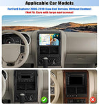 4G+64G Car Radio for Ford Explorer 2006-2010, Android 15 Car Stereo with Wireless CarPlay Android Auto 10" Touch Screen Radio with Bluetooth 5.0 GPS WiFi 32 EQ FM/RDS Backup Camera