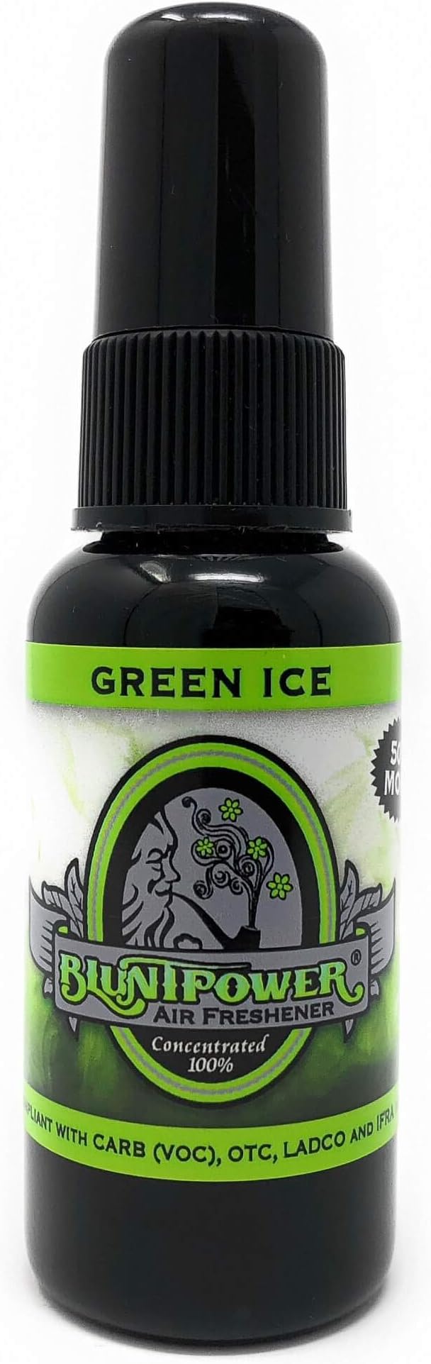 Green Ice Concentrated Air Freshener for Room and Car - Oil-Based Diffuser Spray Bottle - Long-Lasting Bathroom, Car Freshener & Odor Eliminator (1 Pack)